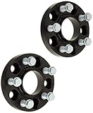 H&R DRA-System Spürverbreiterungsatz 44mm pro Achse - Lochkreis 5x112 - Mittenzentrierung 66,5mm - System M14x1,5 - kompatibel mit Audi/Porsche/Volkswagen - Schwarz