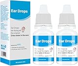 Ohrentropfen Für Schwimmerohr – 2 X 20 Ml Schwimmerohr-Trockentropfen, Tropfen Gegen Ohrensausen, Tropfen Gegen Schmerzen Bei Verstopften Ohren, Natürliche Ohrenschmalz-Entferner