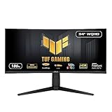 ASUS TUF Gaming VG34VQL3A 34 Zoll Curved Gaming Monitor (WQHD 3440x1440, 180Hz, 1ms GTG, 1500R, ELMB, FreeSync Premium Pro, 125 Prozent sRGB, DisplayHDR 400, DisplayWidget)