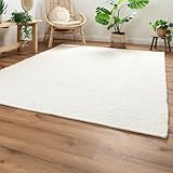 Steffensmeier Handweb Teppich Korinth | Gesunder Wollteppich | Beste Schurwolle | Natur Hell, handgewebt, Größe: 160x230 cm