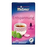 Meßmer ENTSPANNUNG | Kräutertee mit Melisse & Rosenblütenöl | 20 Teebeutel | sanft-blumiger Geschmack