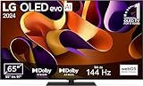 LG OLED65G49LS TV 65' (165 cm) OLED evo Fernseher (α11 4K AI-Prozessor, Dolby Vision, bis zu 120Hz) [Modelljahr 2024], Schwarz