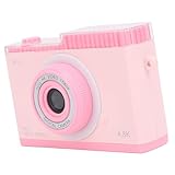 Digitalkamera 48M 1080P 8X Kompakte Selfie-Kamera MP3-Player Retro-Digitalvideokamera 2,4-Zoll-Bildschirm für Reisende (PINK)