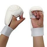 Verstellbarer Handgelenkverschluss Boxhandschuhe Kampfsport geeignet für Schaumstoff-gepolsterte Handstoßdämpfung Training Schützendes Sparring