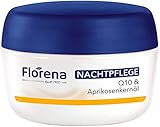 Florena Anti Falten Nachtcreme Q10, 1er Pack (1 x 50 ml)