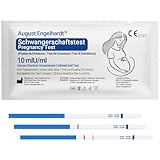 20x Schwangerschaftsteststreifen 10 mIU/ml – Made in Kanada – Über 99 % genau – Ultra-Frühtest – Sensitiver hCG Urintest für Zuhause Kinderwunsch & Früherkennung