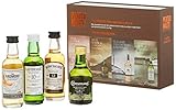 Peated Malts of Distinction | Malts Whisky Geschenkset | Mit Bowmore, Laphroaig, Connemara, the Ardmore | 4 Miniaturen x 50ml