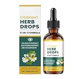 Augentropfen Gegen Rötungen - TAugentropfen Bei Starken Symptomen Trockener Und Gereizter Augen 59ml | Tragbare Augenbenetzung Zur Linderung Für Täglichen Gebrauch Unterwegs Und Zuhause