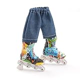 Rudiaoa Eisroller Skates Spielzeug Griffbrett Sneaker Schlüsselanhänger Dekoration Sammlerstücke Geschenk Für Kinder Jungen Und Mädchen Interaktive Kinder Sportausrüstung Neuheit Finger Roller