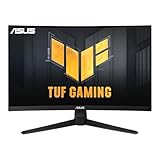 ASUS TUF Gaming VG24VQ1B - 24 Zoll Full HD Curved Monitor - 165 Hz, 1ms MPRT, FreeSync Premium - VA Panel, 16:9, 1920x1080, DisplayPort, HDMI, Schwarz