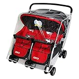 Kinderwagen-Regenschutz, Doppel-Kinderwagen-Regenschutz, Winter- und Side-by-Side-Baby-Moskitonetz für, Zubehör