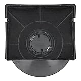 ensipart Aktivkohlefilter für Dunstabzugshaube kompatibel mit Whirlpool 484000008581 Typ303 kompatibel mit gorenje110575 AH025 kompatibel mit Nyttig FIL558 kompatibel mit Amica 1002017 FW303