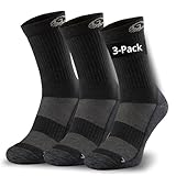 GIESSWEIN Merino Wandersocken Herren & Damen 35-46 [3er Pack] - Thermosocken Trekkingsocken - Anti-Blasen-Polsterung extra warm - Wintersocken Skisocken - Dicke Merino Socken Herren & Damen wandern