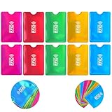 Ji liangli RFID Blocker Kartenhülle, Kreditkartenhülle mit RFID blockierenden Hüllen, RFID Kartenschutzhalter zur Identitätsdiebstahl Prävention für Frauen und Männer