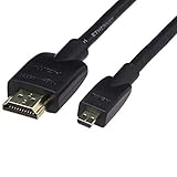 Amazon Basics - Flexibles Verbindungskabel, Micro-HDMI auf...