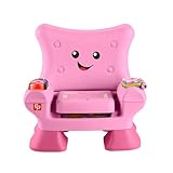 Fisher-Price Lernspaß, Lernspielzeug für Kleinkinder, Lernspaß-Stuhl, rosa, mit Musik und verschiedenen Aktivitäten für Kinder ab 1 Jahr, mehrsprachige Version, JFF07