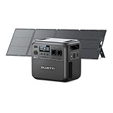 BLUETTI Elite 200 V2 Tragbare Powerstation mit 200W Solarpanel, 2073,6Wh Solar Generator mit 2 2600W AC Ausgängen, 17 Jahre Lebensdauer LiFePO4 Akku für Hausgebrauch, Notfall, Off-grid