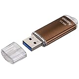 Hama 16GB USB-Stick USB 3.0 Datenstick (70 MB/s Datentransfer, USB-Stick mit Öse zur Befestigung am Schlüsselring, Speicherstick, Memory Stick mit Verschlusskappe, z. B. für Windows/MacBook) bronze