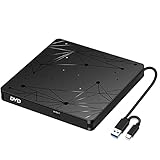 LMEN Externes CD Laufwerk Extern mit USB 3.0 DVD für Laptop...