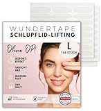 WUNDERTAPE Schlupflider Stripes Schlupflid-Tape Streifen zum Augenlid-Lifting ohne OP! (wasserfest, 24h Halt, double eyelid lifting tapes) Augenlid-Tape (140 L)