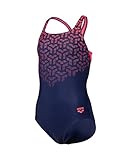 ARENA Mädchen Girl's Arena Kikko V Pro Back One Piece Swimsuit, Navy-fluo Red, 164 EU