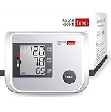 boso medicus vital – Vollautomatisches Oberarm-Blutdruckmessgerät mit großem Display und Arrhythmie-Erkennung – Inkl. Blutdruckmanschette (22-42cm)
