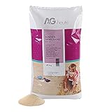 A&G-heute Min2C 25kg Spielsand Quarzsand für Kinder Sandkasten Dekosand geprüft gesiebt