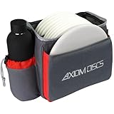 Axiom Discs Cell Disc Golf-Startertasche, Dunkelgrau/Rot