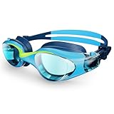 HIGAHY Schwimmbrille Kinder - Taucherbrille für Jungen und Mädchen mit UV-Schutz und Anti Beschlag Schutz, Wasserdichte und klare Jugend Schwimmbrillen, Profi Kinderschwimmbrillen für 6-14 Jahre