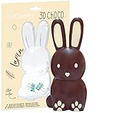 ScrapCooking - Schokolade Hase Backform - 3D Form fur Schokoladenhasen - Bunny Figur Schoko von Ostern - Backzubehör Professionelle Qualität - Schokoladenform - 6757