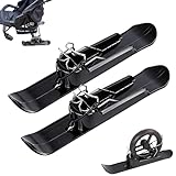 Schnee-Ski-Roller, Trainings-Fahrrad-Skischlitten, Balance-Roller-Skier-Board-Schlitten-Umrüstung, 2-in-1-Leichtbau-Befestigungssystem, Verstellbare Bindungen, Leichtes Skiset Für Fahrräder, Golfwagen
