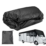 usefulbeauty LKW Plane, wasserdichte LKW Plane, 210D Reißfester Sonnenschutz Mit Tragetasche Für Windschutz Regenschutz Outdoor Camping Roadtrip