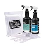 ERRECOM Kit für Reinigung der Klimaanalgen, enthält 1L Clima-Net Reiniger für Innengerät, Filter,Wally Schutzhülle,1L Bio-Alkaline biologisch abbaubaren alkalischen Reiniger für Außengerät, Handschuhe