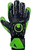 uhlsport Classic Soft Advanced Fußball Torwarthandschuhe für Kinder und Herren, Torwart-Handschuhe, Fussball-Handschuhe mit Handgelenkfixierung - atmungsaktiver Textilstoff