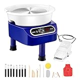 VEVOR YT-01 Töpferscheibe, Blau, 25 cm