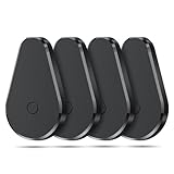 Hoxe Air Tag Smart Tracker, Schlüsselfinder KeyFinder, kompatibel mit Apple Wo ist, Bluetooth Smart Tag für Schlüssel/Koffer/Gepäck, lauter Piepton, Austauschbare Batterie, 4er-Pack (nur iOS)