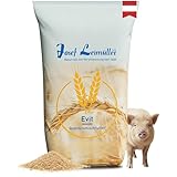 Leimüller Minischweinfutter mehlig 25 kg - Weizen Minischwein Futter 25KG - Optimal für Minischweine und Zwergschweine - 100% gentechnikfrei & AMA-Gütesiegel