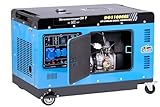 Pro-Lift-Werkzeuge Silent Diesel Stromaggregat 230V Elektrostarter 10kVA Stromerzeuger Notstromaggregat - 2860