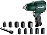 Metabo Druckluft-Schlagschrauber DSSW 360 Set 1/2' (604118500) Kunststoffkoffer, Arbeitsdruck: 6.2 bar, Luftbedarf: 6 l/s, Vierkantaufnahme: 1/2'