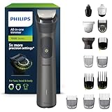 Philips Multigroom Series 7000, All-in-One-Trimmer, 15-in-1 Barttrimmer und Haarschneider für Gesicht, Kopf und Körper - ein Tool mit 26 Längeneinstellungen (0.5-20 mm) (Modell MG7950/15)