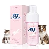 Hundeparfüm Spray Babypuder Duft, Parfum für Hunde und Katzen, Langzeit Deospray gegen Gerüche, Geruchsneutralisierendes Fellpflege-Spray, Nicht klebende Formel, Reisefreundlich, 100 ml