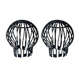 OEUVREBY 2 x Fallrohr-Dachrinnenballon-Rohrschutz-Filter, Anti-Blätterblockierung