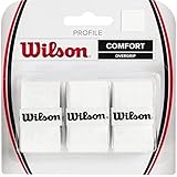 Wilson Unisex Greepband profiel 3 stuks Overgrip, Weiß, NS EU