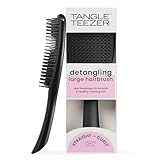 Tangle Teezer Haarbürste Schwarz, Large Ultimate Detangler Black Gloss, Entwirrungsbürste Trockenes & Nasses Haar, Bürste ohne Ziepen