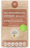 Bio Rinderdung Dünger 0.9Kg - Ideal als Naturdünger - 100% natürlich - Tierfreundlich