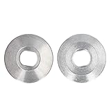 2 Stück Schneidemaschinen-Druckplatte, Hartmetall-Lagerblock für 25,4 Cm Aluminium-Gehrungssäge