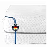 BMM Matratze 100x200 cm Komfort 19 Härtegrad H3 fest/Kaltschaummatratze Öko-Tex Zertifiziert/ergonomische 7 Zonen Matratze Höhe 19 cm/Matratzen produziert in Deutschland