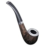 W WIDMANN MILANO Party Fashion 8626P - Kostümpfeife, 14,5 cm, braun und schwarz, Attrappe, Tabak Pfeife, Detektivkostüm, Karneval, Motto Party, St. Patrick´s Day