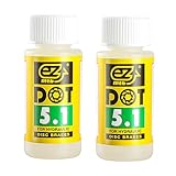 Fahrrad DOT 5.1 Bremsflüssigkeit Hochleistungs-Mineralöl für SRAM/Hayes/Hope/Formula hydraulische Scheibenbremsen, 120 ml