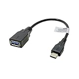 Mobile-Laden OTG Adapter Kabel kompatibel mit Hotwav Note 18 GT, USB-C auf USB, ca. 21cm, zum direkten Übertragen